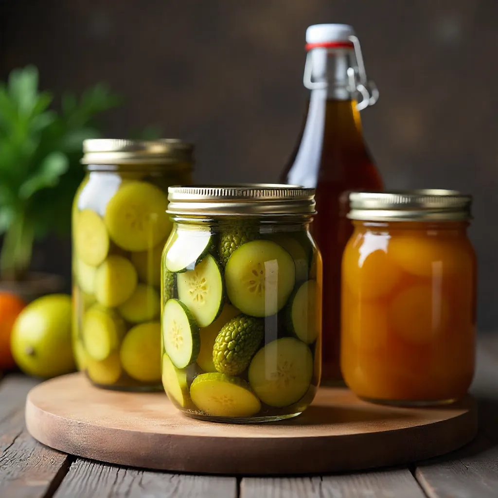 Homemade preserved jams